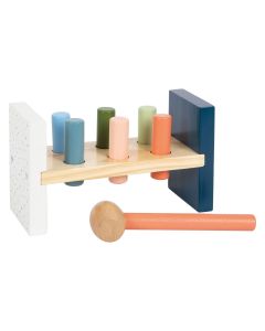 Small Foot - Wooden Hammer Bench Arctic, 8 pcs. 12452