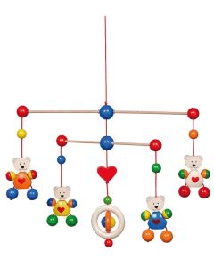 Mobile oursons petit coeur