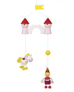 Mobile Petite princesse avec licorne