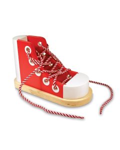 Chaussure en bois à enfiler des lacets Viviane