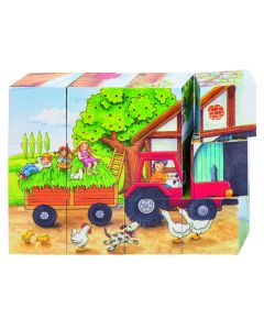 Puzzle cubes la vie à la ferme Jessica