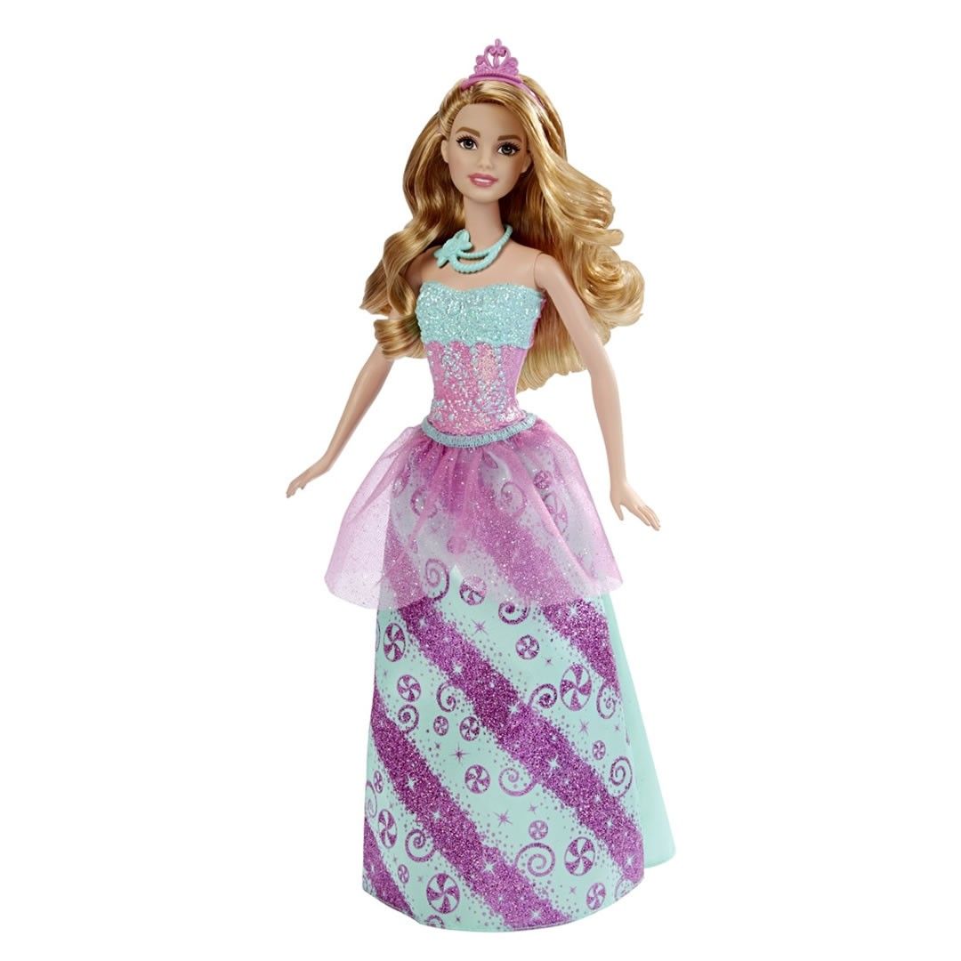 Poupée Barbie princesse rose et bleue