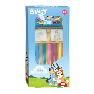Multiprint - Bluey Stamp Set with Felt Tip Pens 21120
