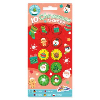 Grafix - XMAS Stamps, 10 pcs. 800009