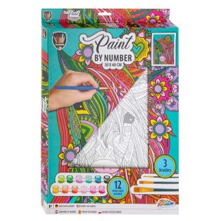 Grafix - Painting by Numbers Canvas - Unicorn 150055