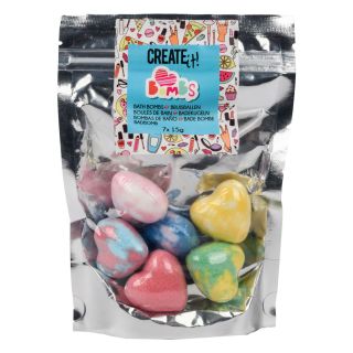 Create it! - Create It! Bathing Balls Hearts 7-Pack