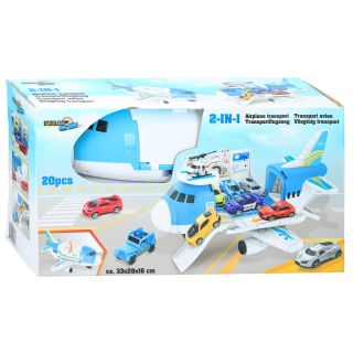 Airplane Car Transport 2in1, 20pcs. 18547
