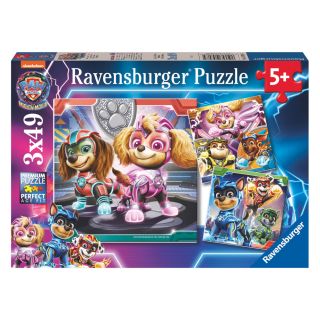 Ravensburger - PAW Patrol The Mighty Movie Jigsaw Puzzle, 3x49pcs. 57085