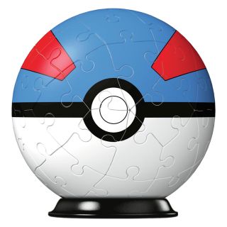 Ravensburger - Puzzle 3D Pokémon Great Ball 55 pièces