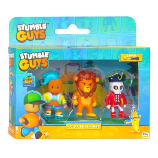 Boti - Stumble Guys Action Figures - Velocit, Leonidas, Capt Nohart, 39458