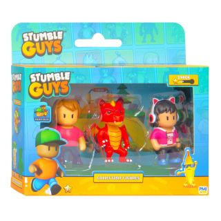 Boti - Stumble Guys Action Figures - Ms. Stumble, Inferno Dragon, Cam 39459