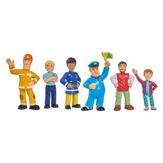 Simba - Fireman Sam Action Figures Set, 6pcs. 109252538