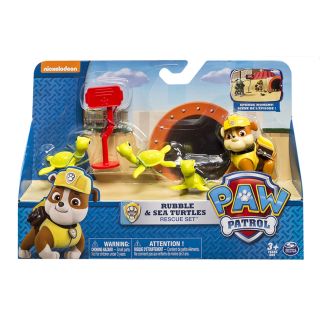 Paw Patrol-Rubble and marine turtles rescue set