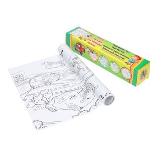 Jouet-Plus Rouleau de coloriage adhésif "voitures", 4 mètres