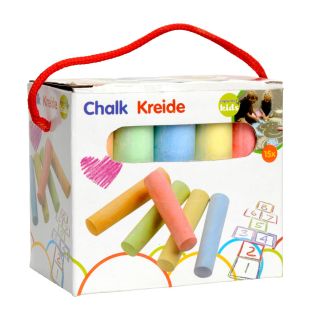 Jouet-Plus Craie de trottoir, 15 pcs, modèle aléatoire 90726