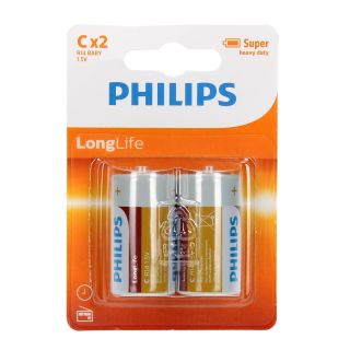 Jouet-Plus Batterie Philips R14 C longue durée