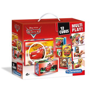 Clementoni Puzzle Blocks Cars, 12st.