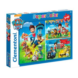 Clementoni : Puzzle 3x48 pièces - Pat'Patrouille : À la Rescousse à Adventure Bay