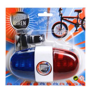Jouet-Plus Sirène de vélo Police avec lumière