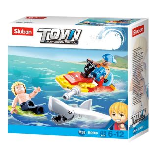 Sluban Beach Rescue - Watercraft and Shark