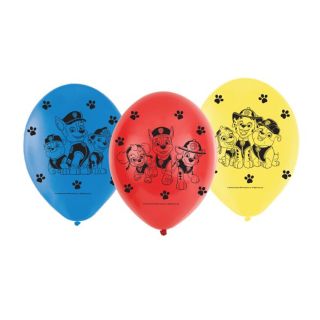 Paw Patrol balloons, 6pcs.