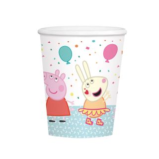 Peppa Pig cups, 8pcs.