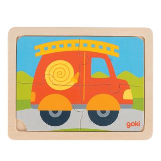 Goki Puzzle 4 pièces 57487 modèle aléatoire