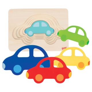 Car puzzle, layers 5 layers