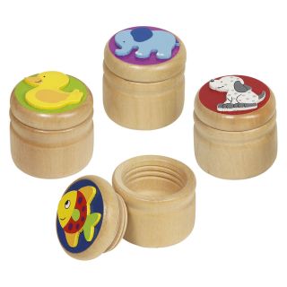 Goki Boîte à dents en bois 60915 modèle aléatoire