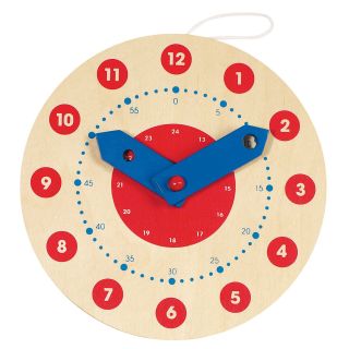Horloge pour apprendre à lire l'heure