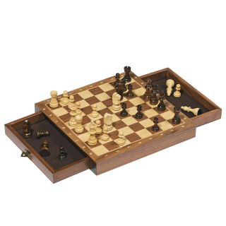 Jeu d'échecs magnétique avec tiroir