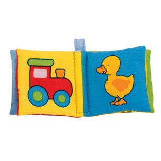 Livre d'images en tissu avec couineur modèle aléatoire