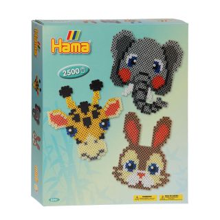 Hama Strijkkralenset - Animals, 2500st.