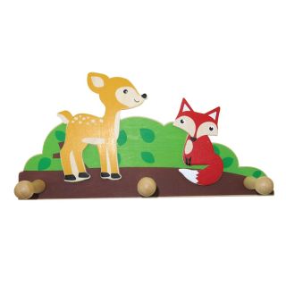 Wooden coat rack - Fox