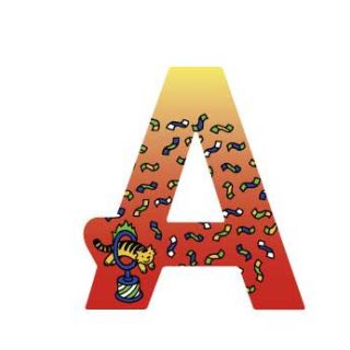 Lettre décoration Circus A