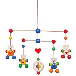 Mobile oursons petit coeur