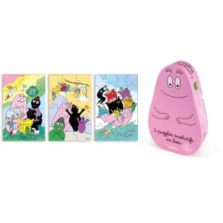 Puzzles évolutifs en bois 3 en 1 Barapapa Kellian