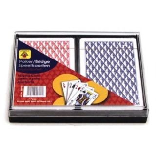 Lot de 2 jeux de cartes de poker ou bridge