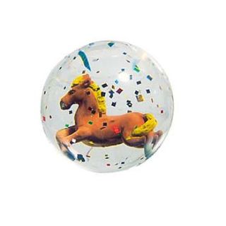 Balle rebondissante cheval modèle aléatoire
