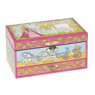 Boîte à musique cheval avec tiroir