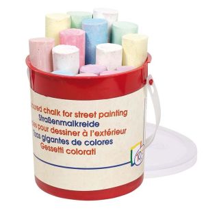 Boite de 15 Craies de couleurs pour ardoise ou extérieur