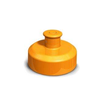Bouchon à ouverture facile orange pour biberon iiamo go