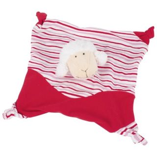 Doudou mouton rouge