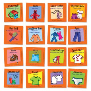 Etiquettes de rangement "vetements"