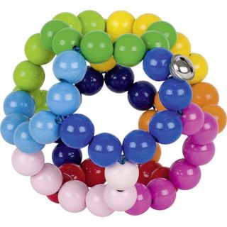 Hochet balle arc en ciel grand modèle