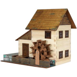 Jeu de construction en bois Walachia le moulin à eau 196 pièces
