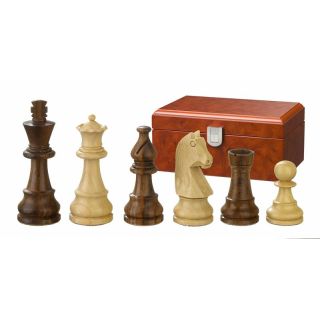 Pièces de jeux d'échecs Titus en bois Roi 65mm