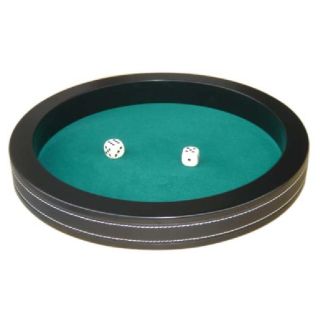 Piste de dés deluxe XL noire 40 cm