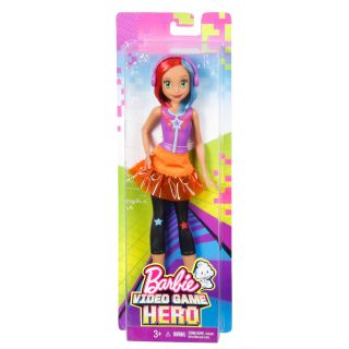 Poupée Barbie héroine de jeu vidéo aux cheveux multicolore